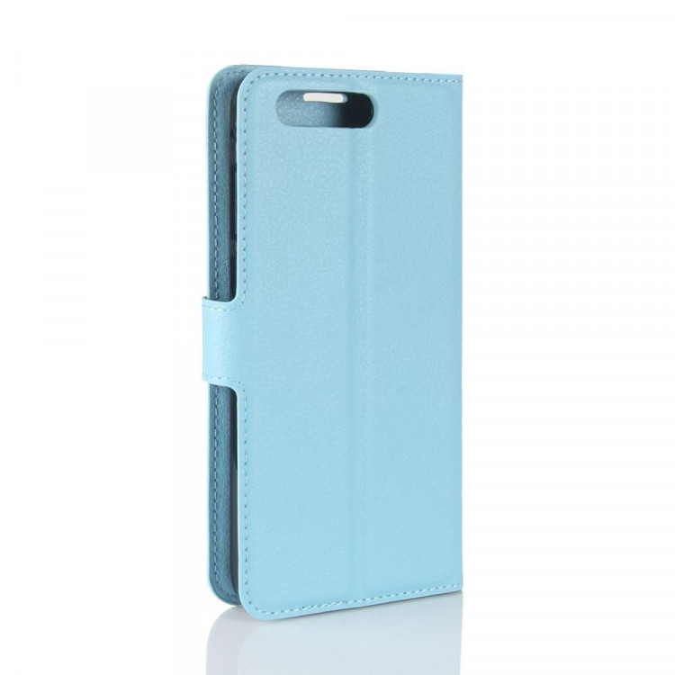 Чехол с визитницей для Asus ZenFone 4 Pro ZS551KL (голубой)