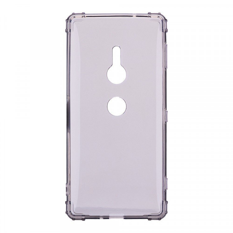 Силиконовый чехол с усиленными бортиками для Sony Xperia XZ3 (черный)