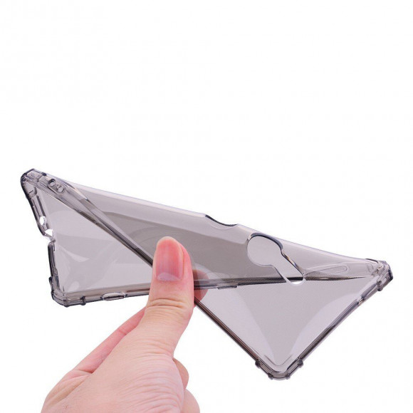 Силиконовый чехол с усиленными бортиками для Sony Xperia XZ3 (черный) Силиконовый чехол с усиленными бортиками для Sony Xperia XZ3 (черный)