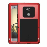Гибридный чехол LOVE MEI для Sony Xperia XA2 (красный)