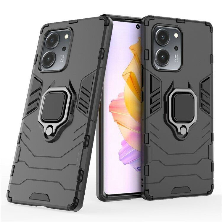 Чехол Armor Ring Holder для Honor 80 SE (черный)