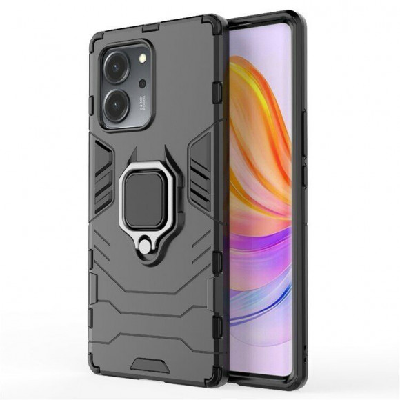 Чехол Armor Ring Holder для Honor 80 SE (черный) Чехол Armor Ring Holder для Honor 80 SE (черный)