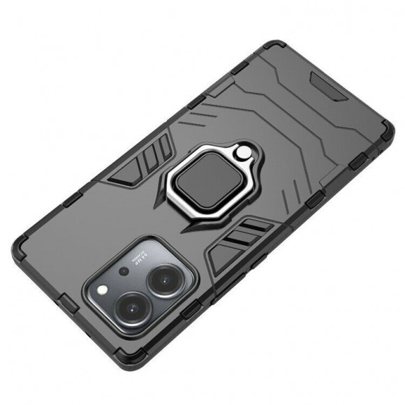 Чехол Armor Ring Holder для Honor 80 SE (черный) Чехол Armor Ring Holder для Honor 80 SE (черный)