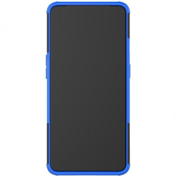 Чехол Hybrid Armor для OnePlus 7T (черный + голубой) Чехол Hybrid Armor для OnePlus 7T (черный + голубой)