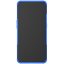 Чехол Hybrid Armor для OnePlus 7T (черный + голубой)