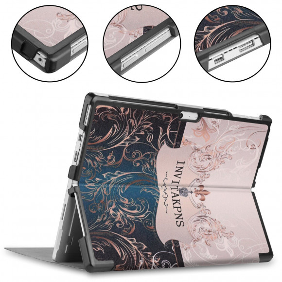 Чехол для Microsoft Surface Pro 4, 5, 6, 7 (French Flower) Чехол для Microsoft Surface Pro 4, 5, 6, 7 (French Flower)