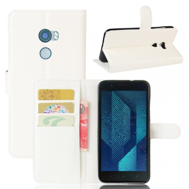 Чехол с визитницей для HTC One X10 (белый)
