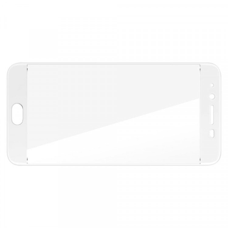 Защитное стекло 3D для Meizu Pro 6 (белый)
