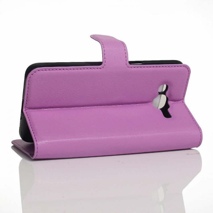 Чехол с визитницей для Samsung Galaxy J2 Prime SM-G532F (фиолетовый)
