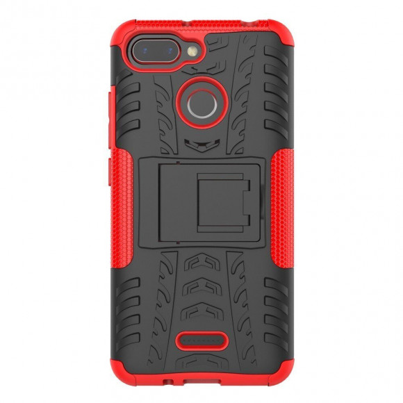 Чехол Hybrid Armor для Xiaomi Redmi 6 (черный + красный) Чехол Hybrid Armor для Xiaomi Redmi 6 (черный + красный)