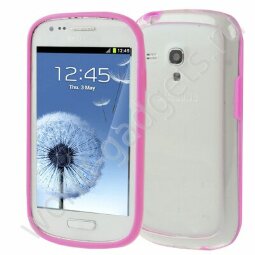 Бампер для Samsung Galaxy S3 mini / i8190 (розовый)