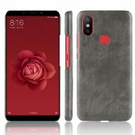 Чехол Litchi Texture для Xiaomi Mi Max 3 (серый) Чехол Litchi Texture для Xiaomi Mi Max 3 (серый)