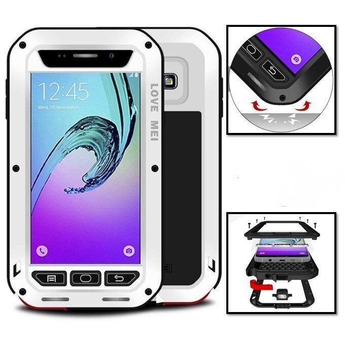 Гибридный чехол LOVE MEI для Samsung Galaxy A3 (2016) SM-A310F (белый)