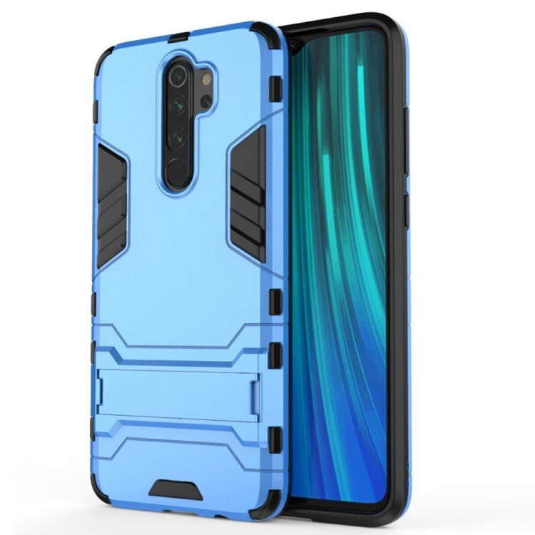 Чехол Duty Armor для Xiaomi Redmi Note 8 Pro (голубой)