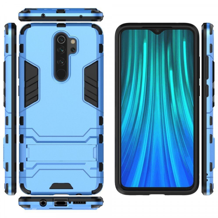 Чехол Duty Armor для Xiaomi Redmi Note 8 Pro (голубой)