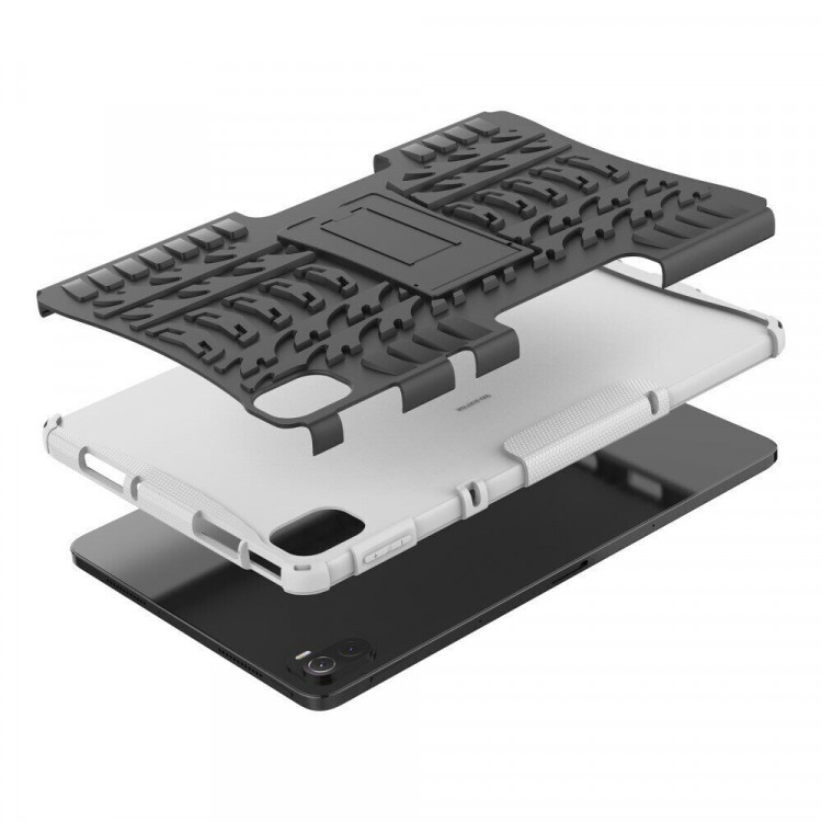 Чехол Hybrid Armor для Xiaomi Pad 5 / Pad 5 Pro (черный + белый)