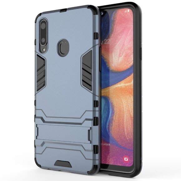 Чехол Duty Armor для Samsung Galaxy A20s (темно-синий)