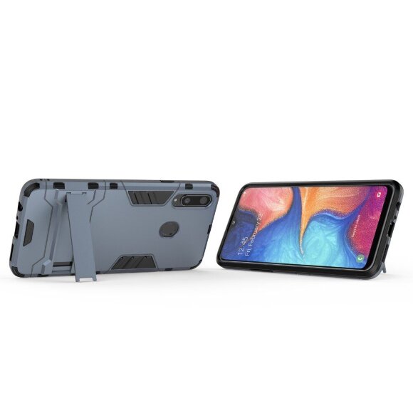 Чехол Duty Armor для Samsung Galaxy A20s (темно-синий)