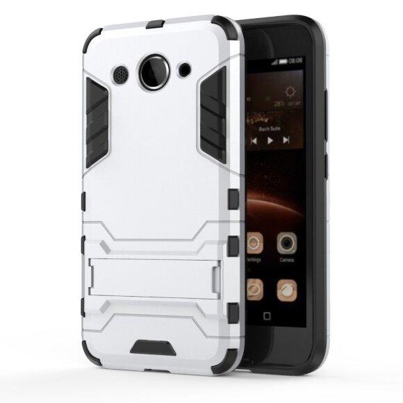 Чехол Duty Armor для Huawei Y3 (2017) (серебряный) Чехол Duty Armor для Huawei Y3 (2017) (серебряный)