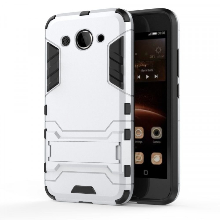 Чехол Duty Armor для Huawei Y3 (2017) (серебряный)