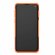 Чехол Hybrid Armor для Samsung Galaxy S10+ (Plus) (черный + оранжевый)
