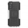 Чехол Hybrid Armor для Samsung Galaxy S20 (черный + белый)