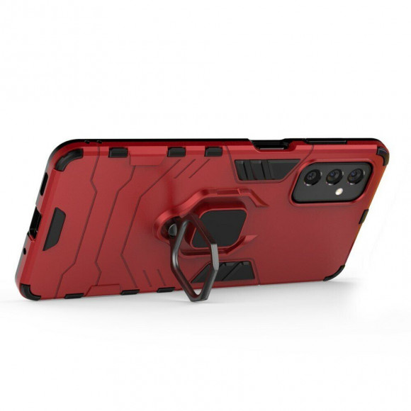 Чехол Armor Ring Holder для Samsung Galaxy M52 5G (красный) Чехол Armor Ring Holder для Samsung Galaxy M52 5G (красный)
