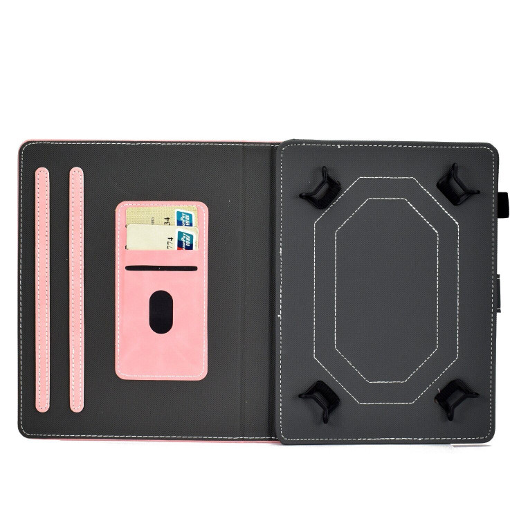 Универсальный чехол Solid Color для планшета 10 дюймов (розовый)