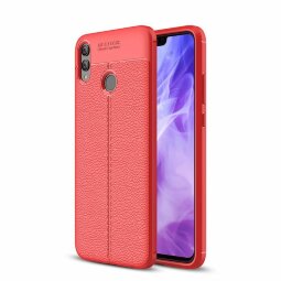 Чехол-накладка Litchi Grain для Huawei Honor 8X (красный)