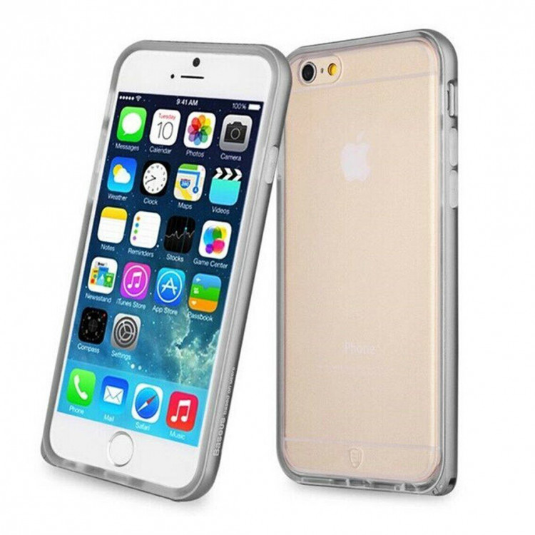 Бампер Baseus Fusion для iPhone 6s / iPhone 6  (серебряный)