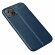 Чехол-накладка Litchi Grain для iPhone 13 (темно-синий)