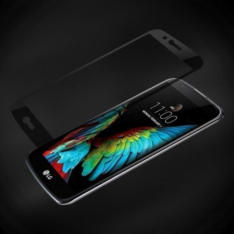 Защитное стекло 3D для LG K10 (2017) M250 (черный)