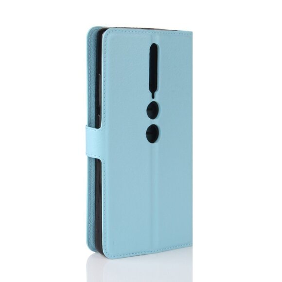 Чехол с визитницей для Lenovo Phab 2 Pro (голубой) Чехол с визитницей для Lenovo Phab 2 Pro (голубой)