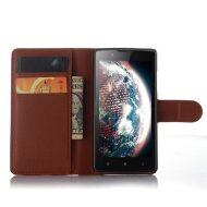 Чехол с визитницей для Lenovo A2010 (коричневый) Чехол с визитницей для Lenovo A2010 (коричневый)