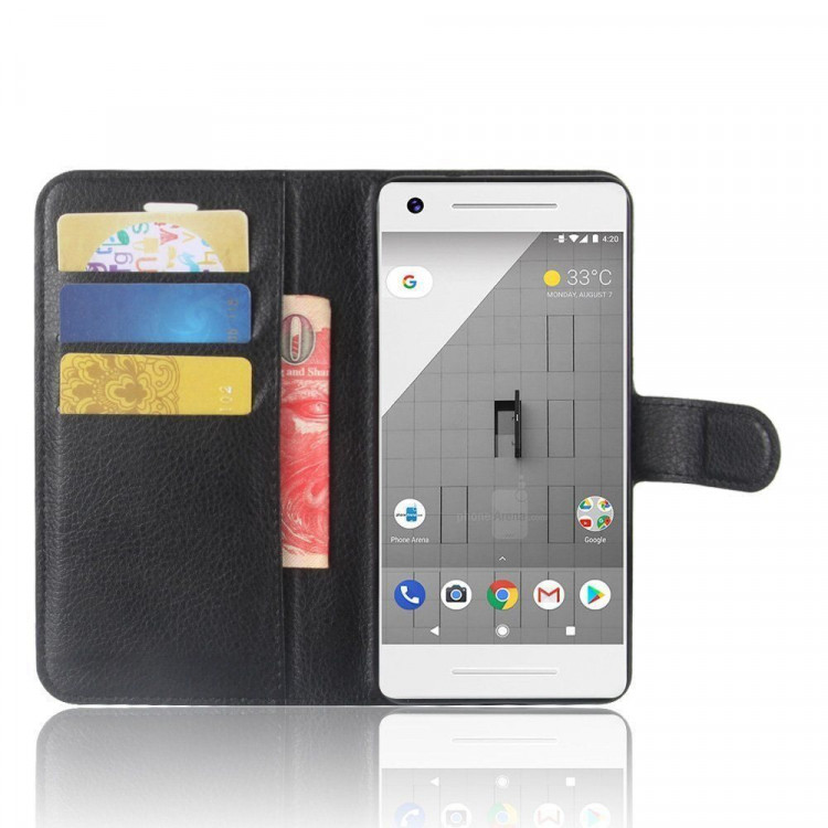 Чехол с визитницей для Google Pixel 2 (черный)
