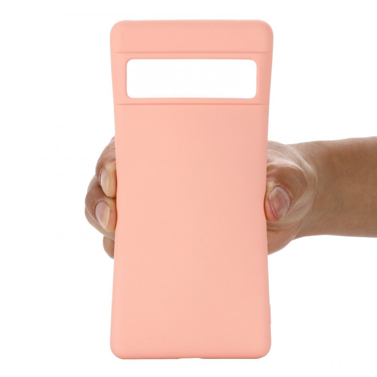 Силиконовый чехол Mobile Shell для Google Pixel 7 (розовый)