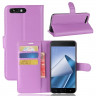 Чехол с визитницей для Asus ZenFone 4 Pro ZS551KL (фиолетовый)