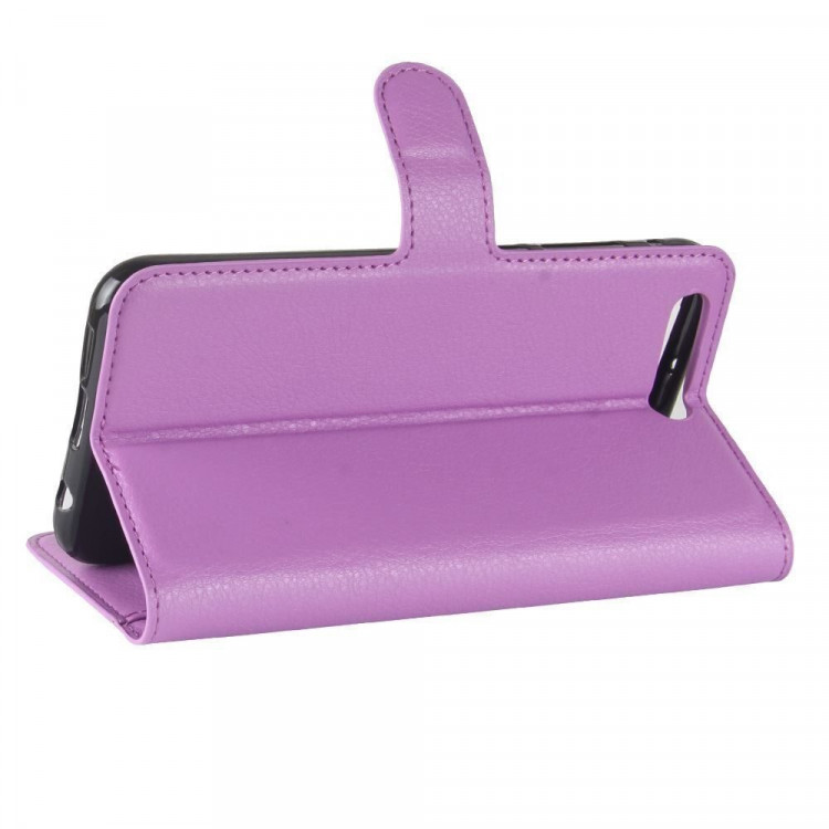 Чехол с визитницей для Asus ZenFone 4 Pro ZS551KL (фиолетовый)