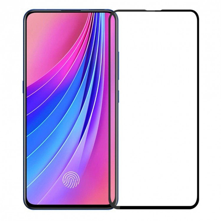 Защитное стекло 3D для Vivo V15 Pro (черный)