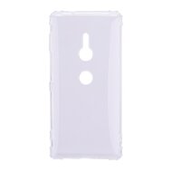 Силиконовый чехол с усиленными бортиками для Sony Xperia XZ3 (прозрачный)