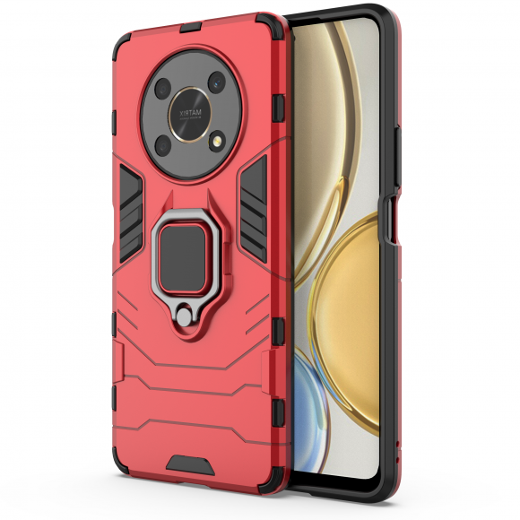 Чехол Armor Ring Holder для Honor X30, Honor X9 5G, Magic4 Lite 5G (красный) Чехол Armor Ring Holder для Honor X30, Honor X9 5G, Magic4 Lite 5G (красный)