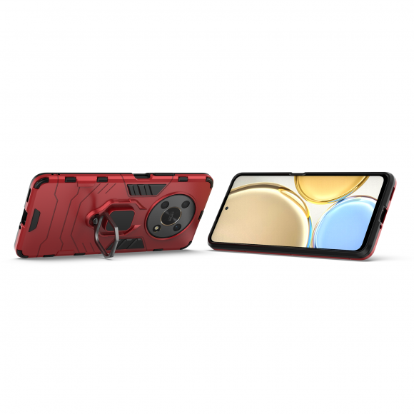 Чехол Armor Ring Holder для Honor X30, Honor X9 5G, Magic4 Lite 5G (красный) Чехол Armor Ring Holder для Honor X30, Honor X9 5G, Magic4 Lite 5G (красный)