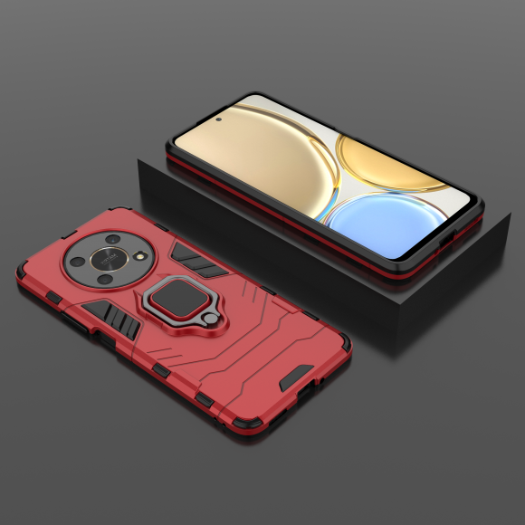 Чехол Armor Ring Holder для Honor X30, Honor X9 5G, Magic4 Lite 5G (красный) Чехол Armor Ring Holder для Honor X30, Honor X9 5G, Magic4 Lite 5G (красный)