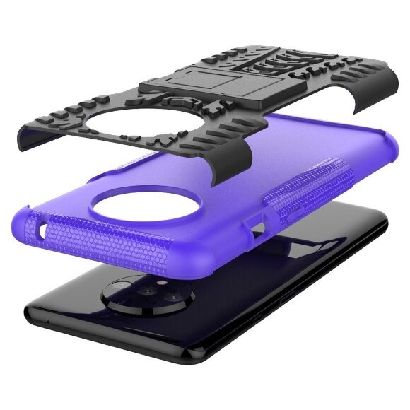 Чехол Hybrid Armor для OnePlus 7T (черный + фиолетовый) Чехол Hybrid Armor для OnePlus 7T (черный + фиолетовый)