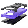 Чехол Hybrid Armor для OnePlus 7T (черный + фиолетовый)