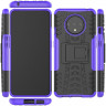Чехол Hybrid Armor для OnePlus 7T (черный + фиолетовый)
