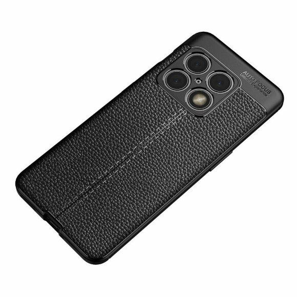 Чехол-накладка Litchi Grain для OnePlus 10 Pro (черный) Чехол-накладка Litchi Grain для OnePlus 10 Pro (черный)