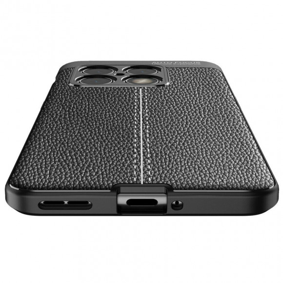 Чехол-накладка Litchi Grain для OnePlus 10 Pro (черный) Чехол-накладка Litchi Grain для OnePlus 10 Pro (черный)