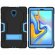 Гибридный TPU чехол для Samsung Galaxy Tab A 10.5 (2018) SM-T590 / SM-T595 (черный + голубой)