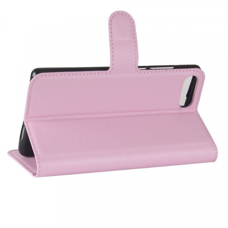 Чехол с визитницей для Doogee Mix (розовый)